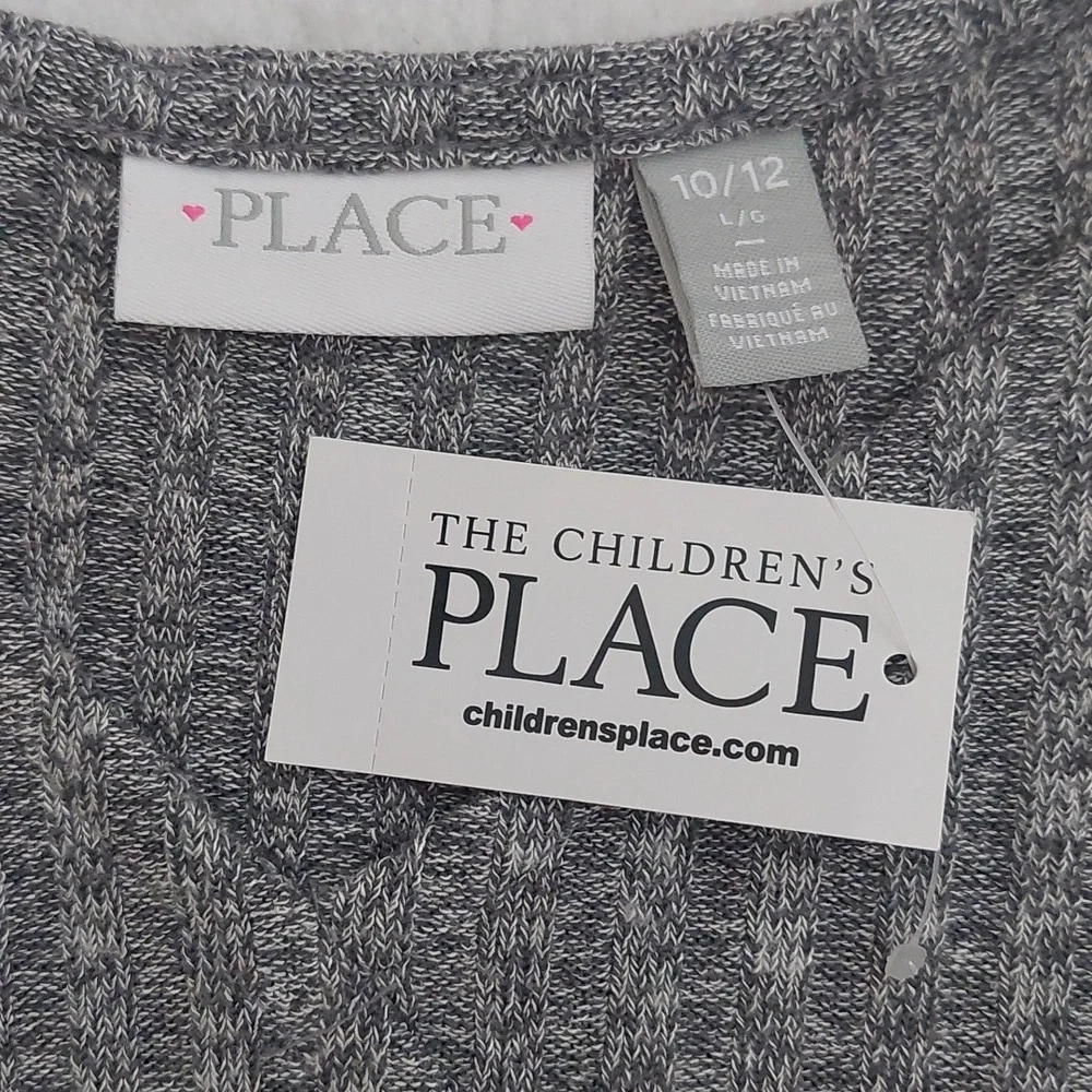 THE CHILDREN'S PLACE Leightweight Sweater Knit Faux Wrap Dress NWT